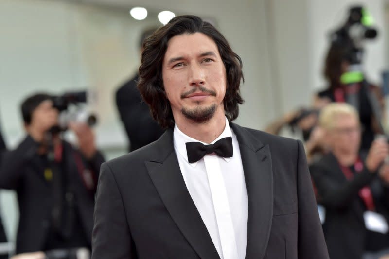 Adam Driver attends a red carpet for the movie "Ferrari" at the 80th Venice International Film Festival on Thursday in Venice, Italy. Photo by Rocco Spaziani/UPI