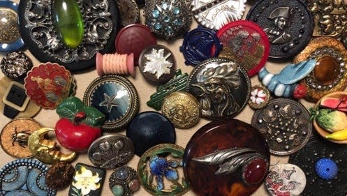 A variety of buttons will be on display and available for purchase at the one-day Appalachian Button Jamboree on May 20.