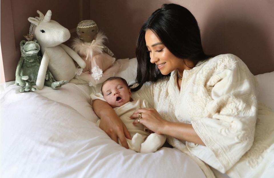 Shay Mitchell and daughter Atlas