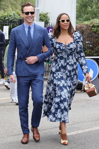 <p>Neil Mockford/GC</p> Tom Hiddleston and Zawe Ashton