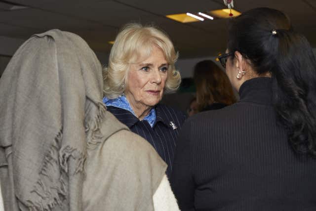 Royal visit to Refuge centre