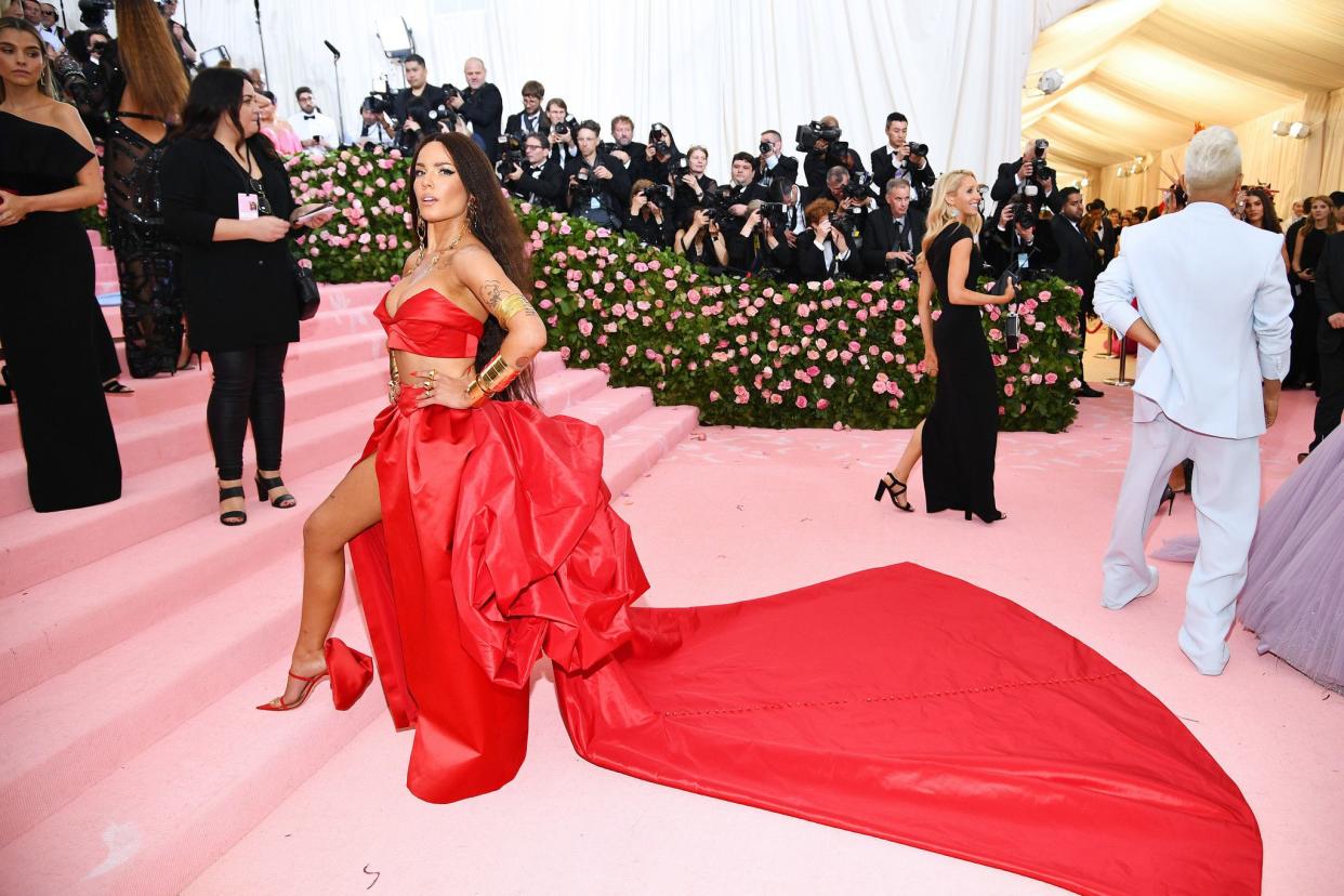 Halsey attends The 2019 Met Gala Celebrating Camp: Notes on Fashion at Metropolitan Museum of Art on May 06, 2019 in New York City.