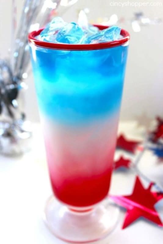 <p>CincyShopper</p><p>The kids and adults will both be clamoring for this festive drink! </p><p><strong>Get the recipe: <a href="https://cincyshopper.com/4th-of-july-red-white-blue-drink/" rel="nofollow noopener" target="_blank" data-ylk="slk:Fourth of July Red, White, and Blue Drink;elm:context_link;itc:0;sec:content-canvas" class="link ">Fourth of July Red, White, and Blue Drink</a></strong></p>