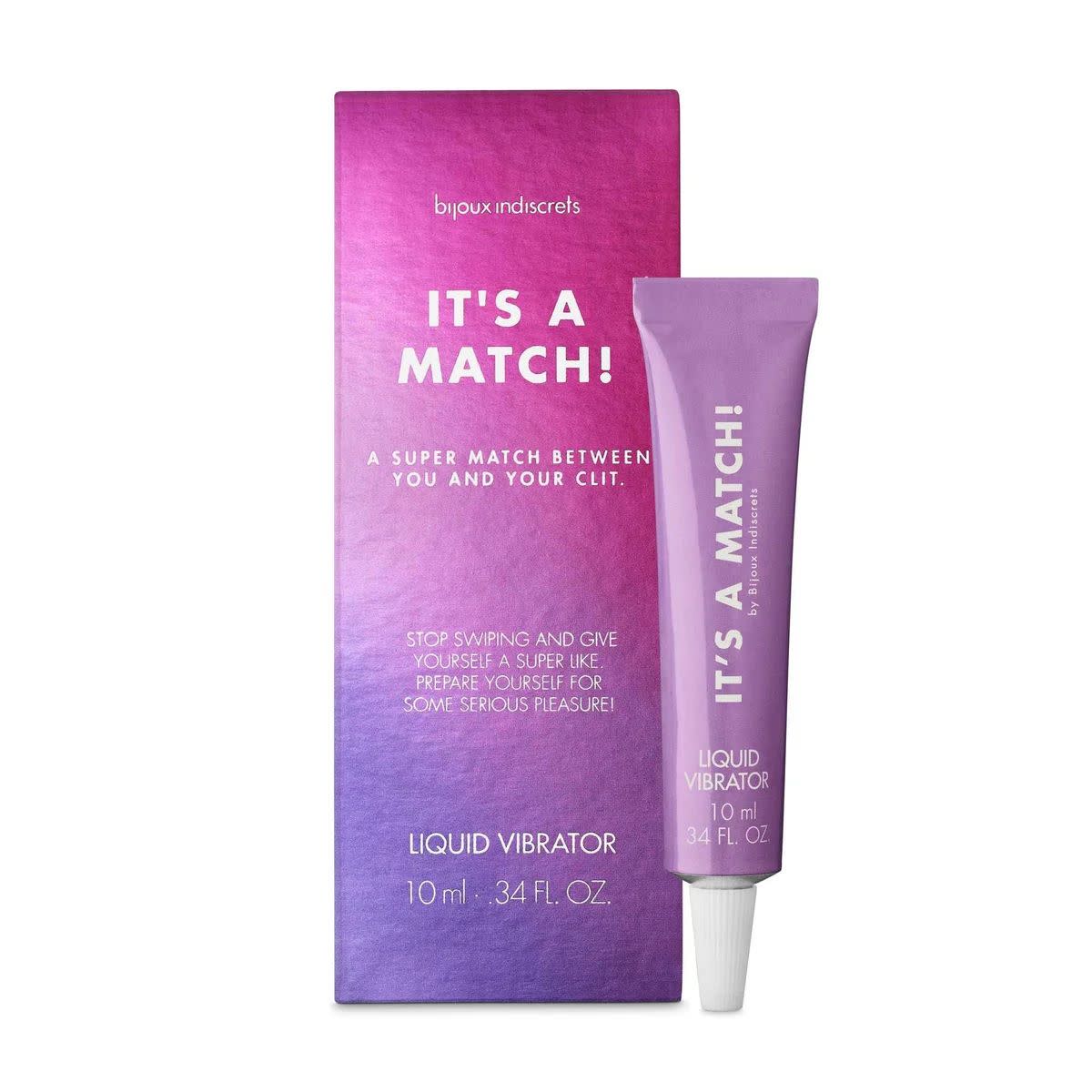 <p><a href="https://go.redirectingat.com?id=74968X1596630&url=https%3A%2F%2Fwww.bijouxindiscrets.com%2Fproducts%2Fits-a-match-liquid-vibrator&sref=https%3A%2F%2Fwww.prevention.com%2Fsex%2Frelationships%2Fg60281530%2Fbest-arousal-gels%2F" rel="nofollow noopener" target="_blank" data-ylk="slk:Shop Now;elm:context_link;itc:0;sec:content-canvas" class="link rapid-noclick-resp">Shop Now</a></p><p>It's a Match! Liquid Vibrator</p><p>bijouxindiscrets.com</p><p>$15.00</p>