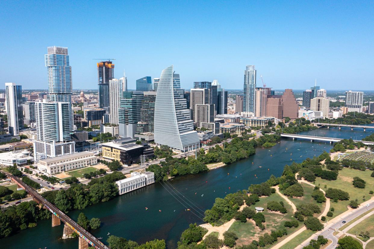 Downtown Austin, Texas on Sunday, May 29, 2022.