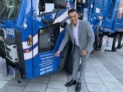 Felix Martinez, a Republic Services residential collection driver from Mount Prospect, Ill., was named the National Waste & Recycling Association’s 2023 National Residential Driver of the Year, the highest honor in the industry.