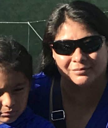 Aida Vega and her daughter, a ninth grader in the Los Angeles Unified School District. (Courtesy of Aida Vega)<br>