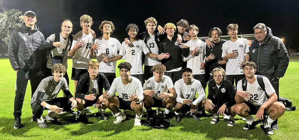 The Lakewood Ranch High boys soccer team defeated Tampa Jesuit, 1-0, in the first round of the Jesuit Tournament in Tampa. Jesuit was ranked No. 1 in the state and No. 2 in the country, according to MaxPreps.