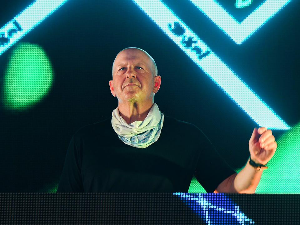 An image of David Solomon at the DJ booth