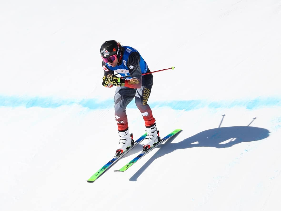 Canadian Brady Leman, pictured during Thursday's freestyle skiing World Cup in China, won the men's silver medal on Saturday. (Lintao Zhang/Getty Images - image credit)