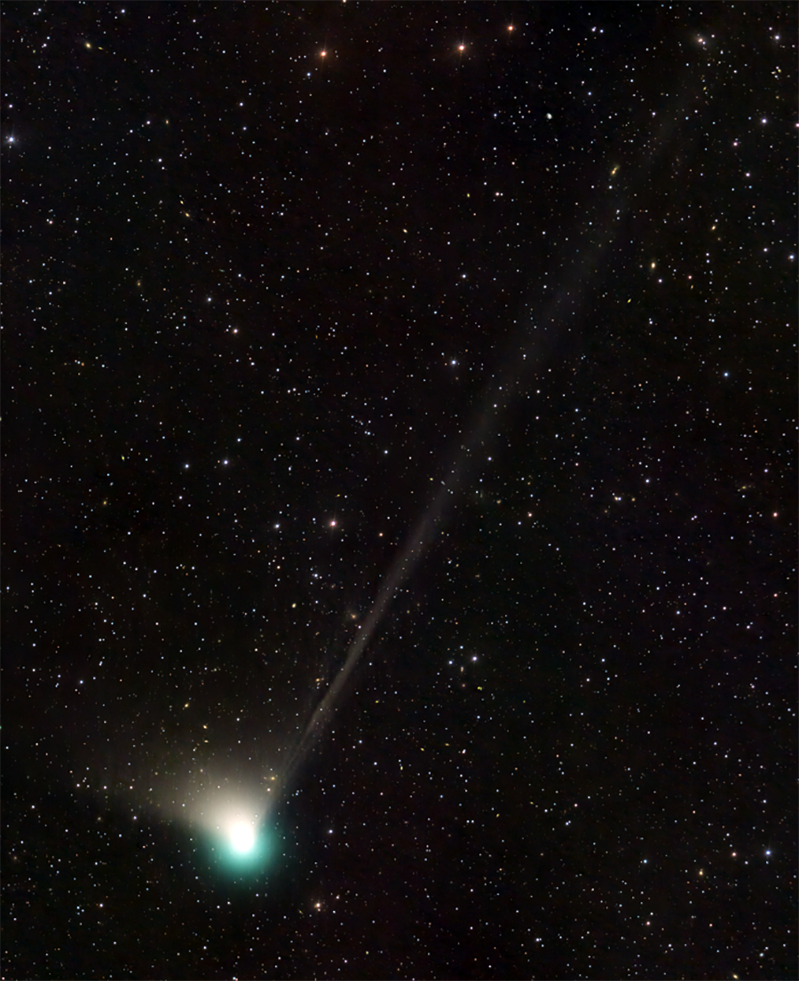 Comet C/2022 E3 (ZTF) was discovered by astronomers using the wide-field survey camera at the Zwicky Transient Facility this year in early March.