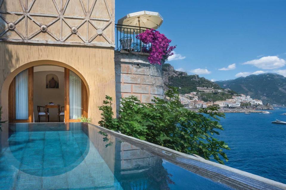 Swimming pool at Hotel Santa Caterina