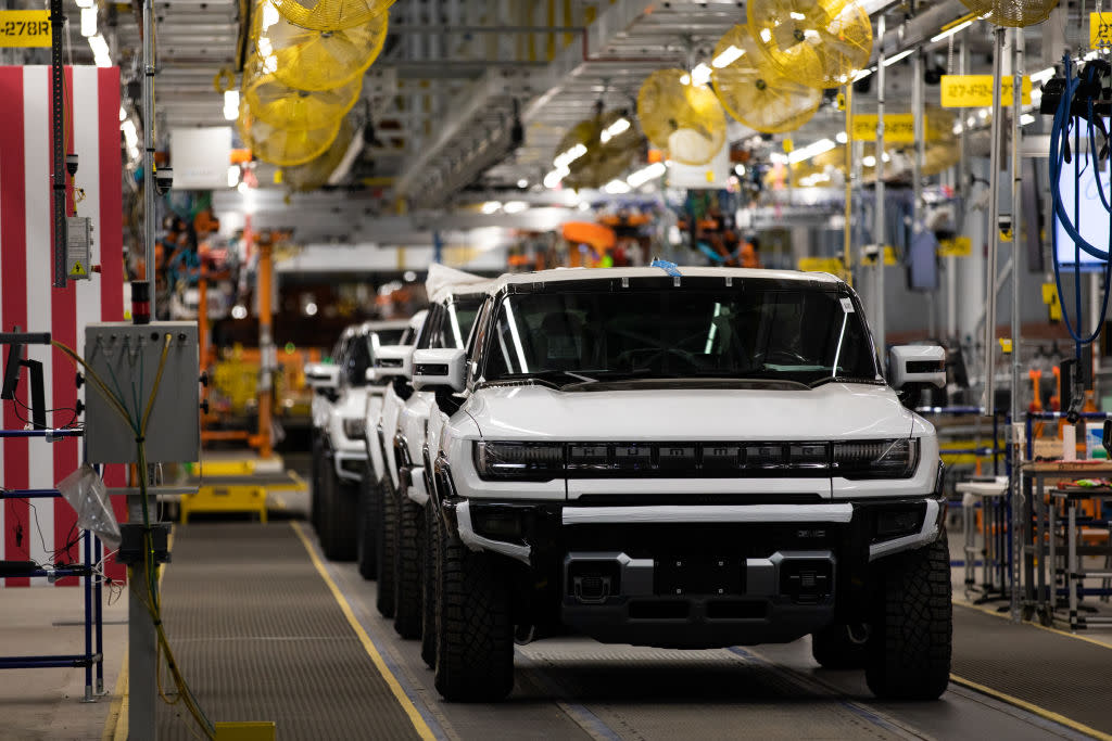 President Biden Visits General Motors' Factory Zero Electric Vehicle Factory