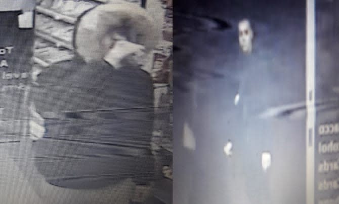 Police would like to identify and trace the males pictured after a student was attacked on Oxford Street on February 24. (Met Police)