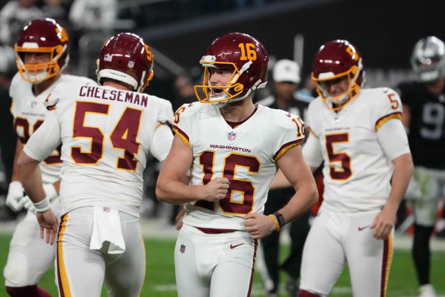 Washington Football Team beats Raiders on late field goal