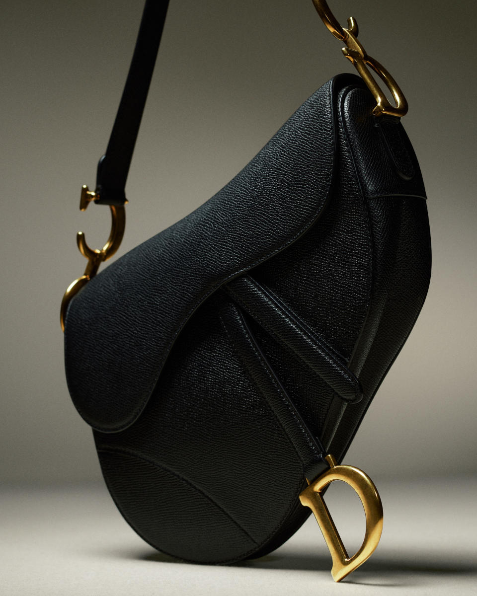A 2024 version of Dior's Saddle bag.