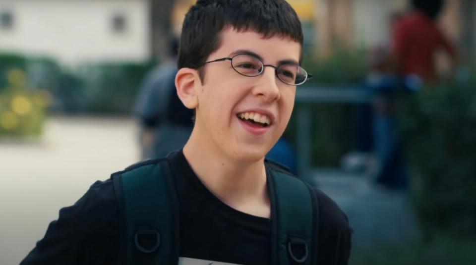 Christopher Mintz-Plasse was 17 years old when he starred in Superbad (Columbia Pictures)