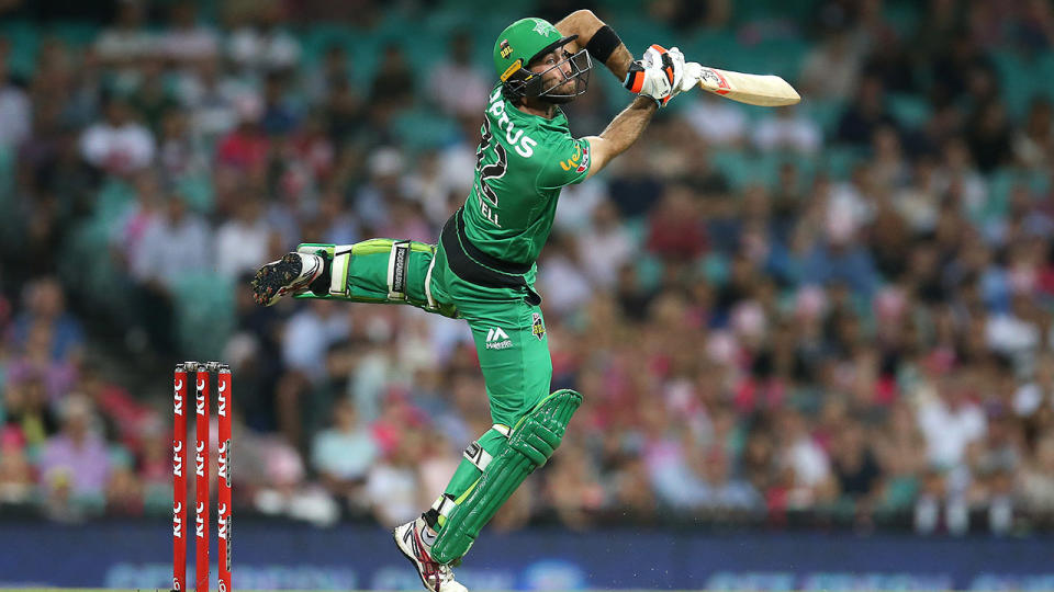 Glenn Maxwell, pictured here batting for Melbourne Stars in the Big Bash.