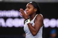 Coco Gauff ha superato Venus per 7-6, 6-3 al 1° turno degli Australian Open. "Questa volta ero decisamente più fiducioso - ha detto la la giovane tennista americana - la folla non mi ha spaventato tanto quanto l'ultima volta." (Photo by Hannah Peters/Getty Images)