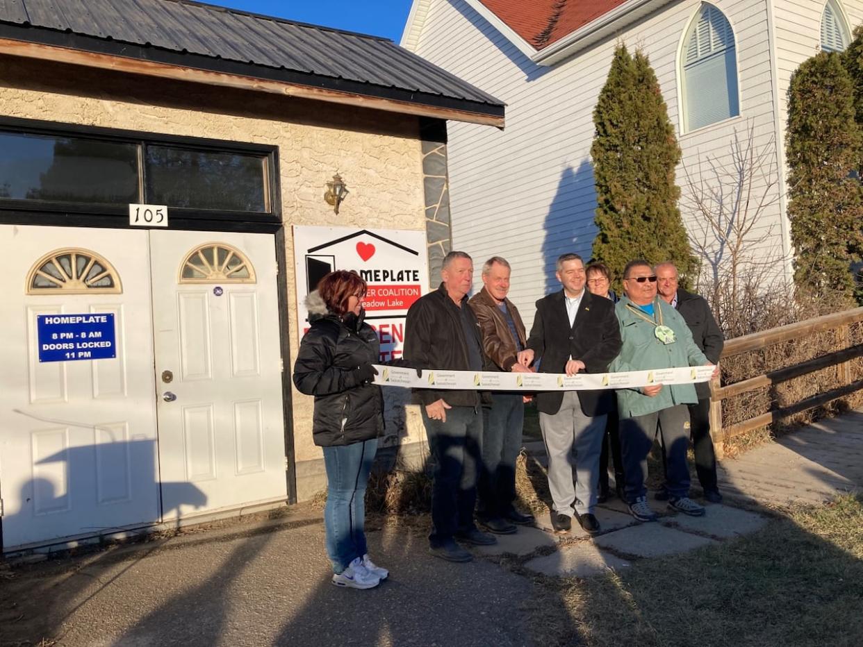 The Meadow Lake Homeplate Shelter Coalition Corp. Emergency Shelter was officially opened Friday. (Meadow Lake Homeplate Shelter Coalition Corp/Facebook - image credit)