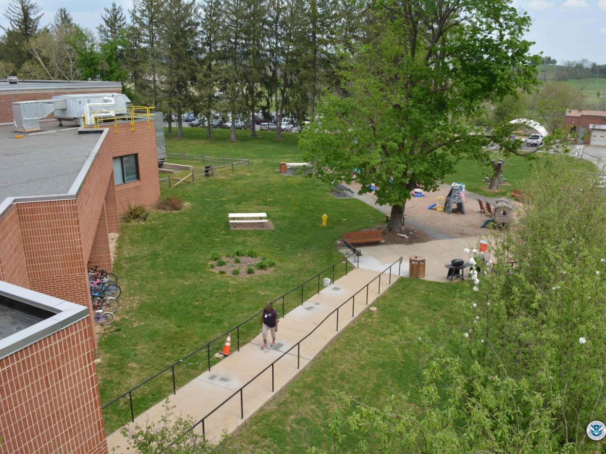 File image released by US Immigration and Customs Enforcement shows the Berks Family Residential Centre in Leesport, Pennsylvania, where the Connors family was detained: US Immigration and Customs Enforcement