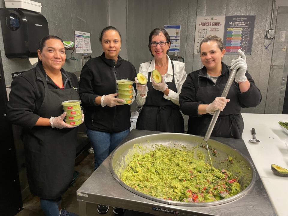 Lohud Food & Dining Reporter Jeanne Muchnick got to check out firsthand how the guacamole magic happens at DeCicco & Son's in Armonk. Photographed May 2023