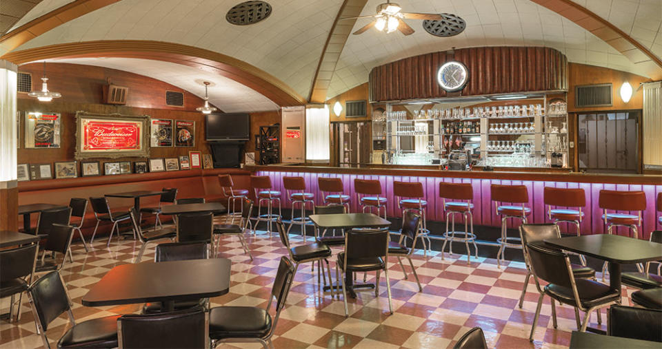 The Legion’s downstairs Art Deco bar was also renovated: “We wanted to run world-class events, and the rest of the building had to be up to par for that. Some members got angry,” says one booster of the project.