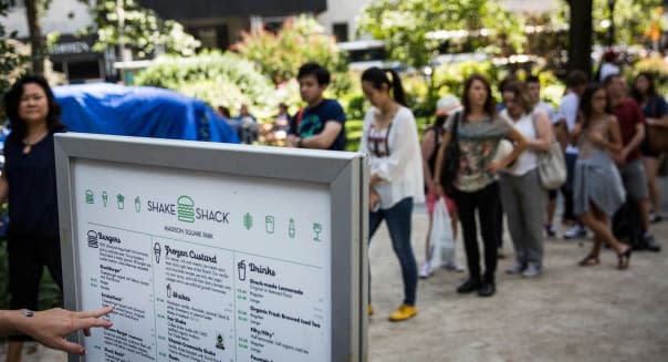 Shake Shack Burger Chain Considers I.P.O.