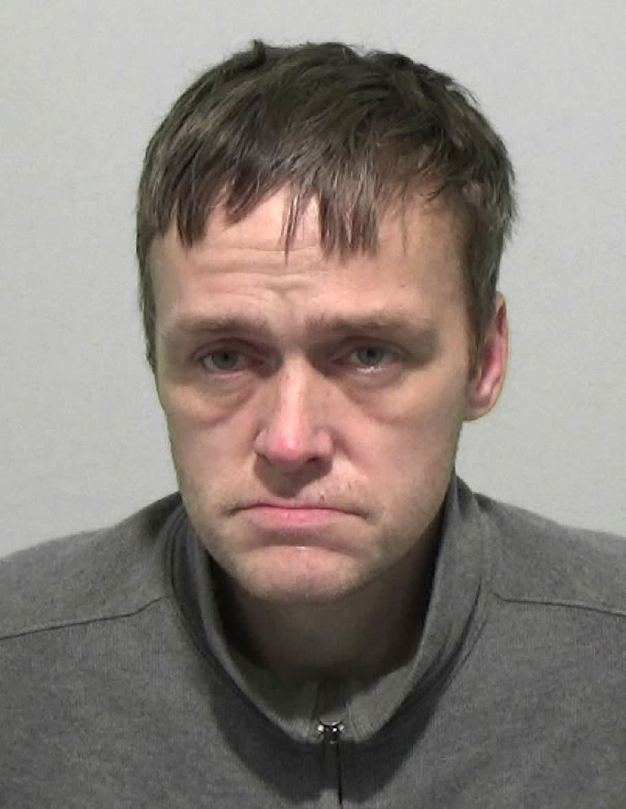 Mark Cooper was jailed after being discovered asleep following a reported burglary. (PA/Northumbria Police)