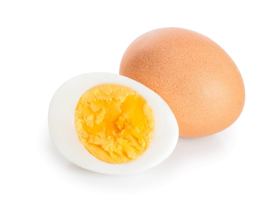 4) Hard-boiled eggs