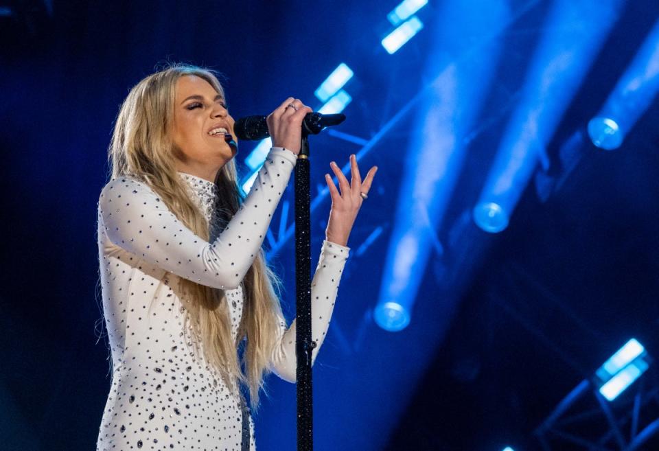 Kelsea Ballerini is playing four dates across the UK in February (AFP via Getty Images)