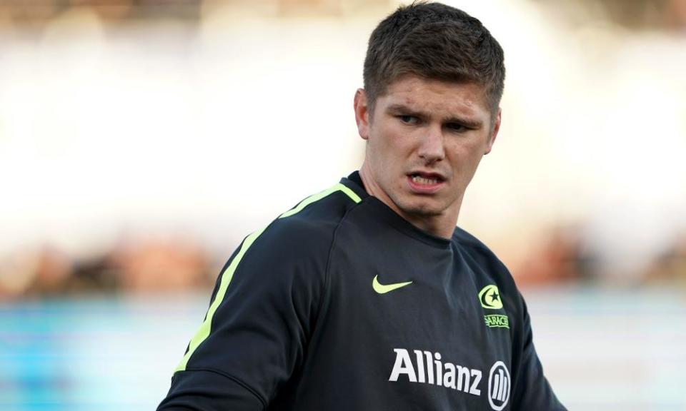 Saracens captain Owen Farrell. The club now look set for further punishment for salary-cap breaches.