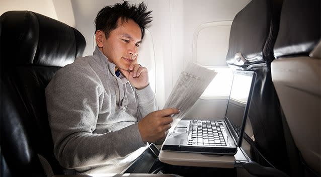 The study found the window seat is the best seat if you don't want to get sick. Source: Getty Images / Stock image