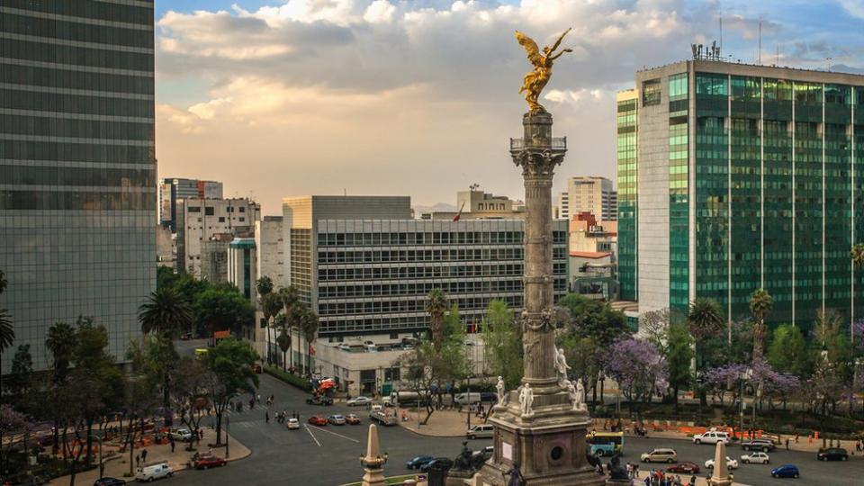 El ángel de la independencia, en México DF