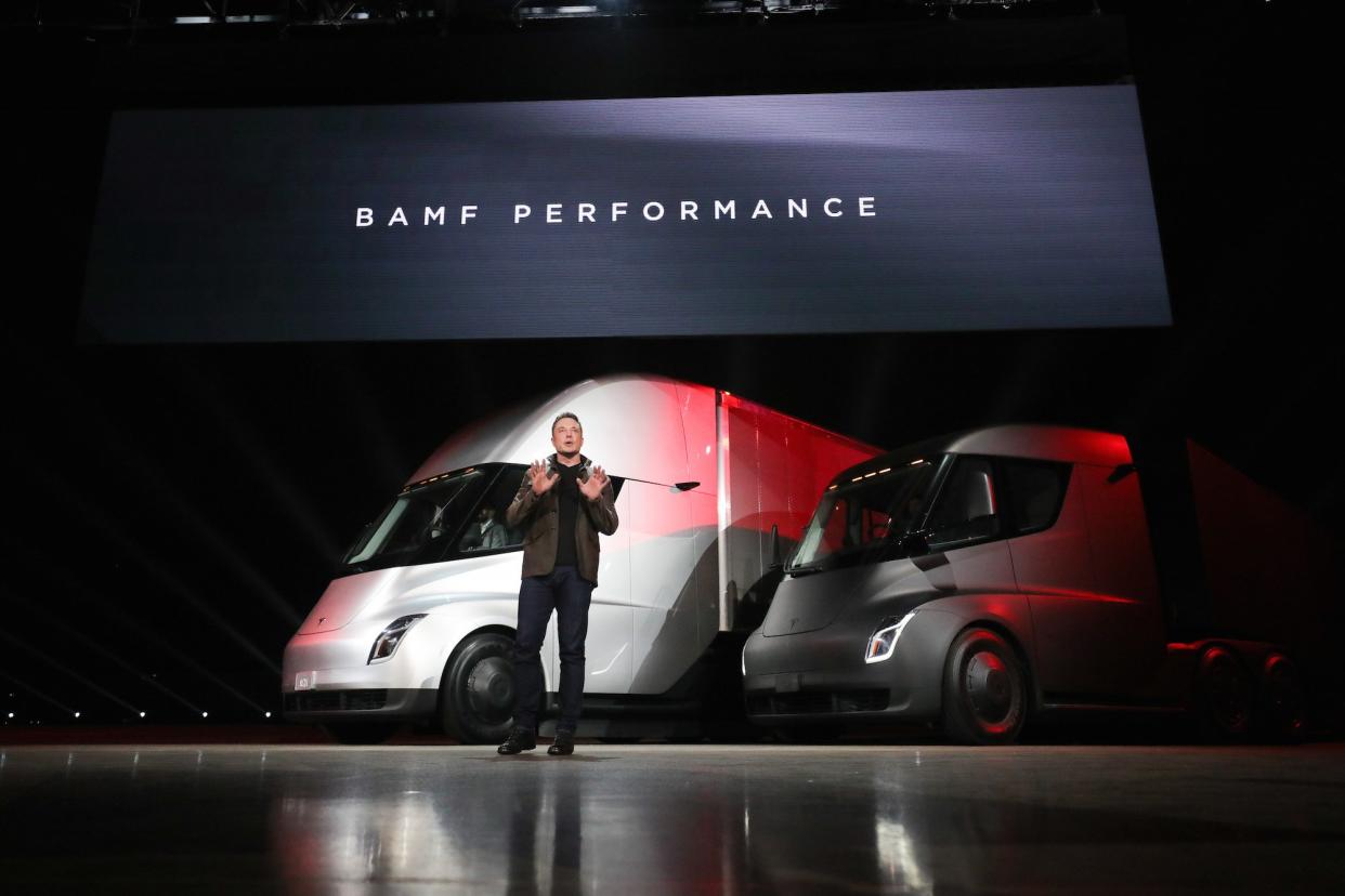 tesla trucks semi