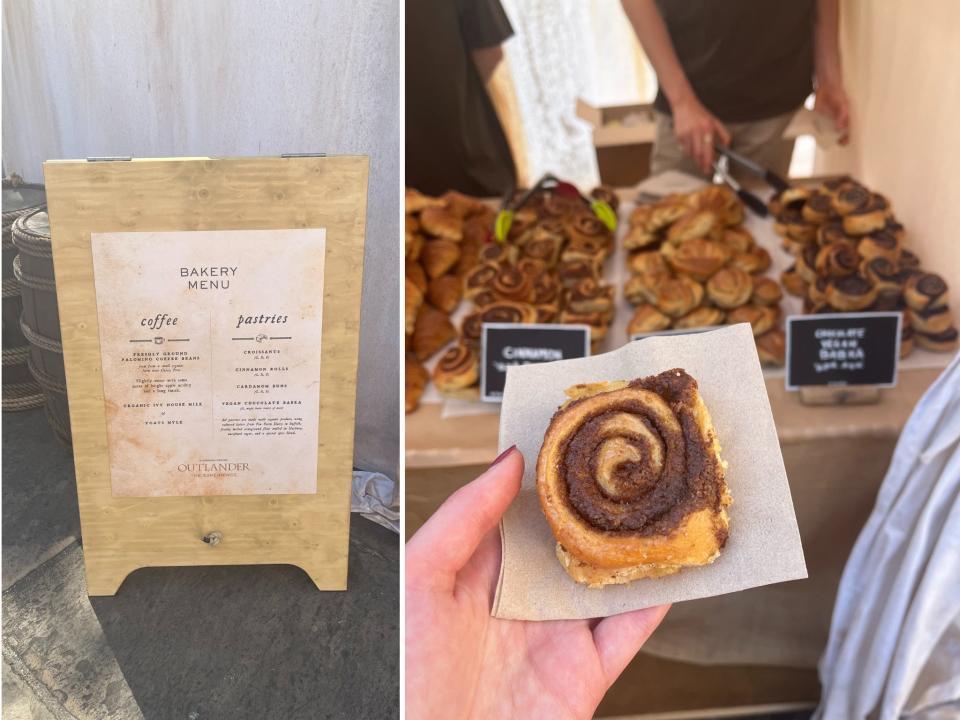 The food at the "Outlander: The Experience" event.