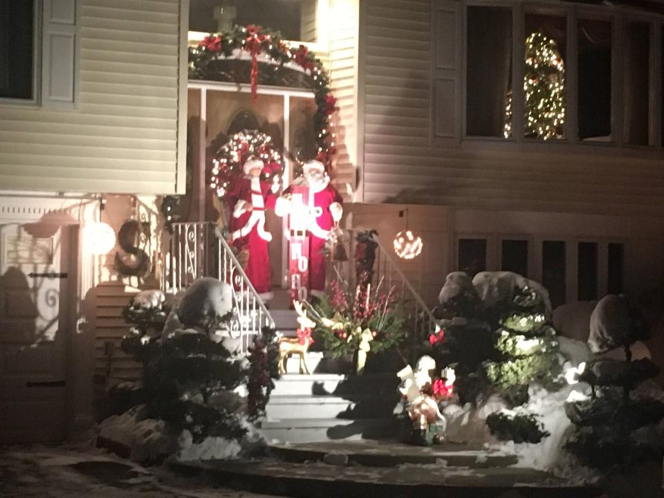 The Serra family, of Old Stow Road in Hudson, was the grand prize winner of the Hudson Business Improvement District's first holiday decorating contest last year.