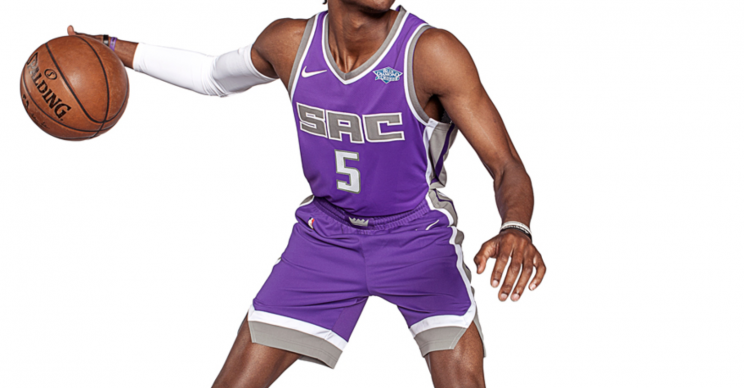 The Kings’ Icon edition jersey. (Sacramento Kings)