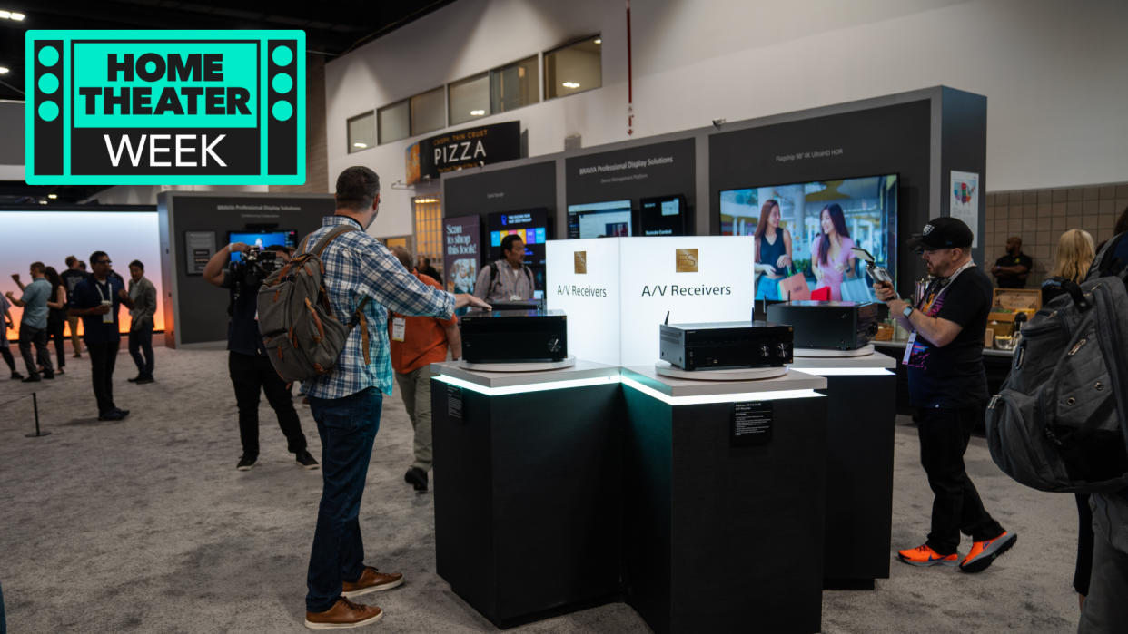  Showgoers in the Sony booth at CEDIA 2023 