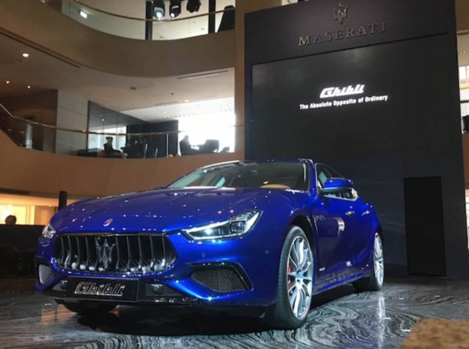 MASERATI Ghibli 2018 年式今天在台灣發表。