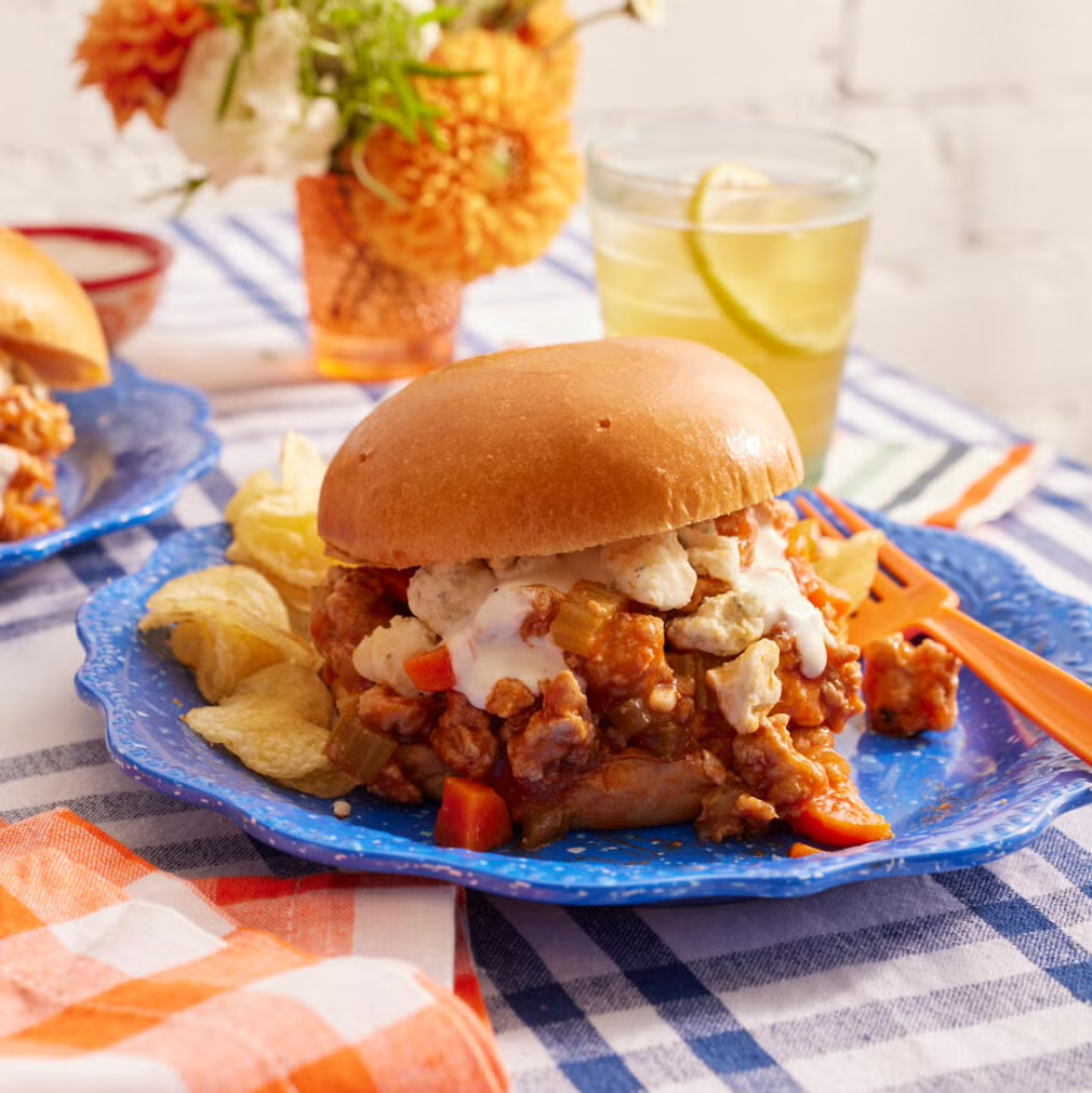 ranch flavored meal ideas buffalo chicken sloppy joes