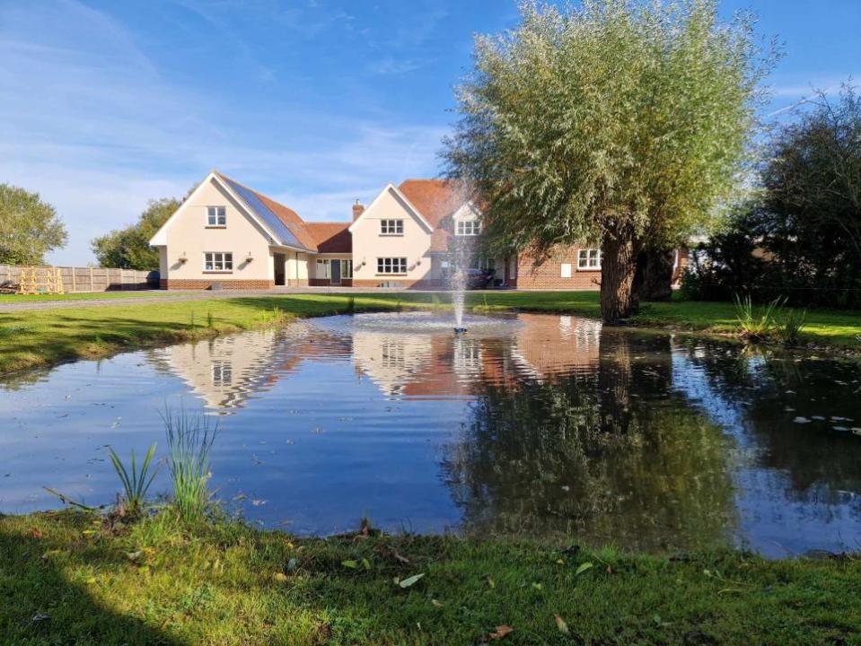 East Anglian Daily Times: There is a carp pond with water feature to the front