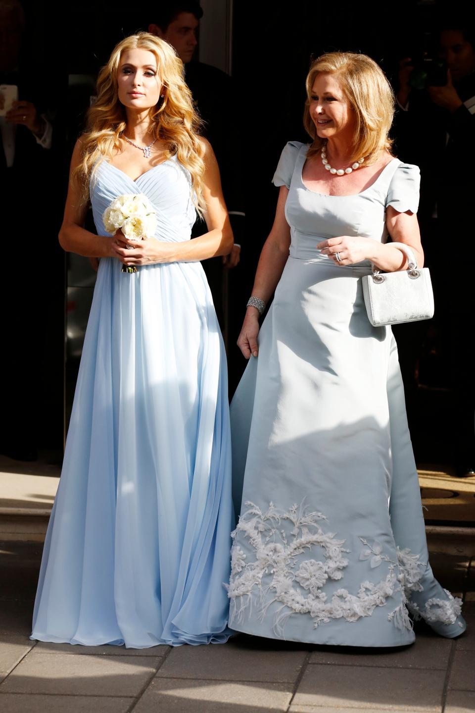 Paris and Kathy Hilton in 2015.