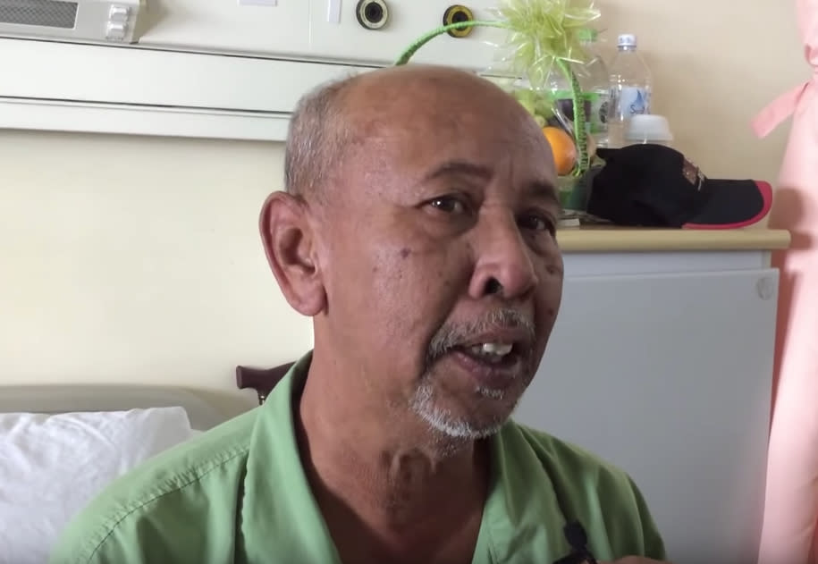 Malaysian actor Zaibo, who played Yusof in “Under One Roof”, died at age 62 after a battle with esophageal cancer on 14 November 2018. (Screenshot from Star TV video)