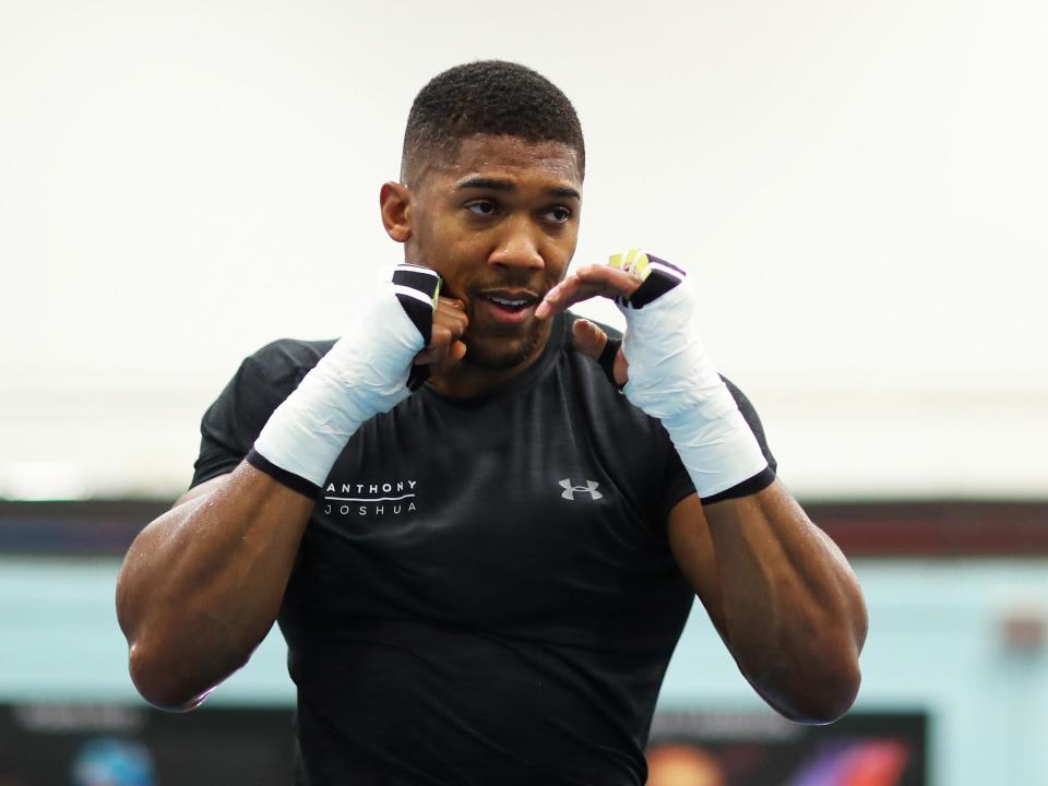 Anthony Joshua was worried the fight would be cancelled: Getty