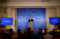 Conservative Party leadership candidate Boris Johnson at the launch of his campaign in London