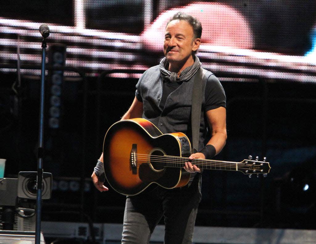 Bruce Springsteen, shown performing in 2016 at MetLife Stadium.