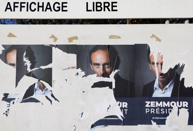 Entre manifs et craintes de violences, le meeting de Zemmour sous haute sécurité (photo d'illustration prise le 28 octobre 2021) (Photo: Pascal Rossignol via Reuters)