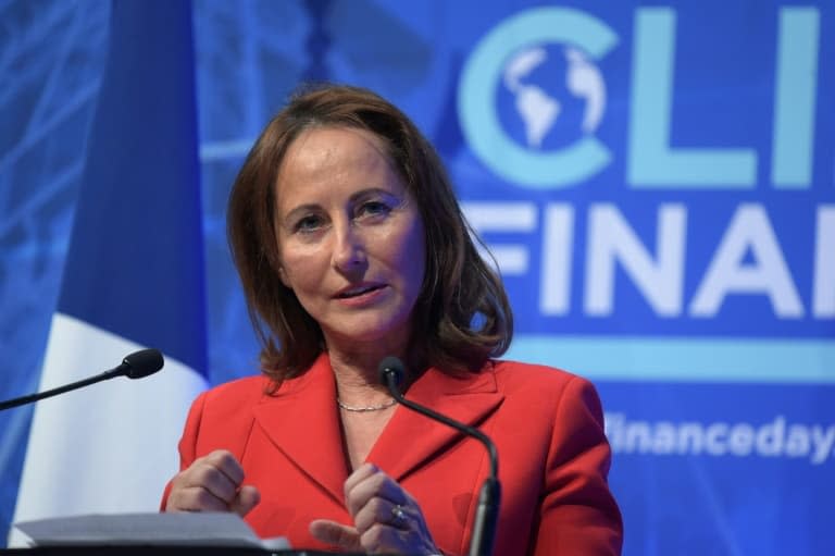 Ségolène Royal lors de la Journée de la finance climatique au ministère de l'Économie à Paris, le 11 décembre 2017 - ERIC PIERMONT © 2019 AFP