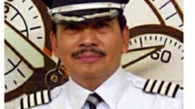 Captain Irianto, the pilot on board the missing AirAsia flight QZ8501, in a picture uploaded by his daughter Angela to Path. (Photo: Tribune News)